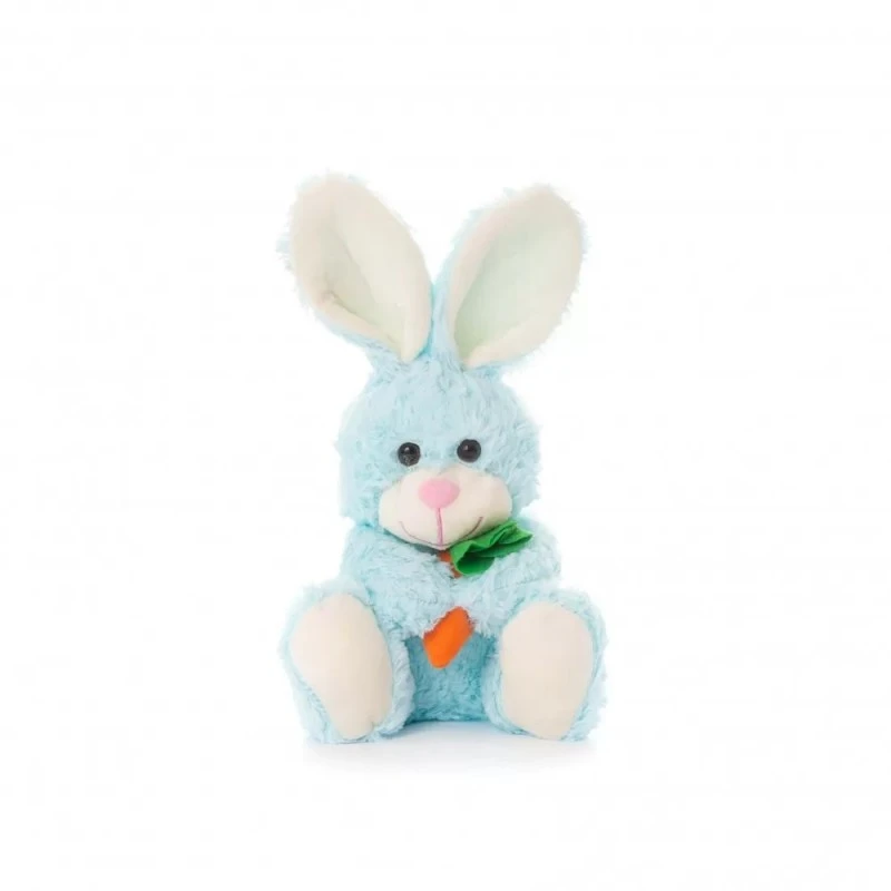 Плюшена играчка Tea Toys, Плюшено зайче с морков Чочо, 46513, 15 см.